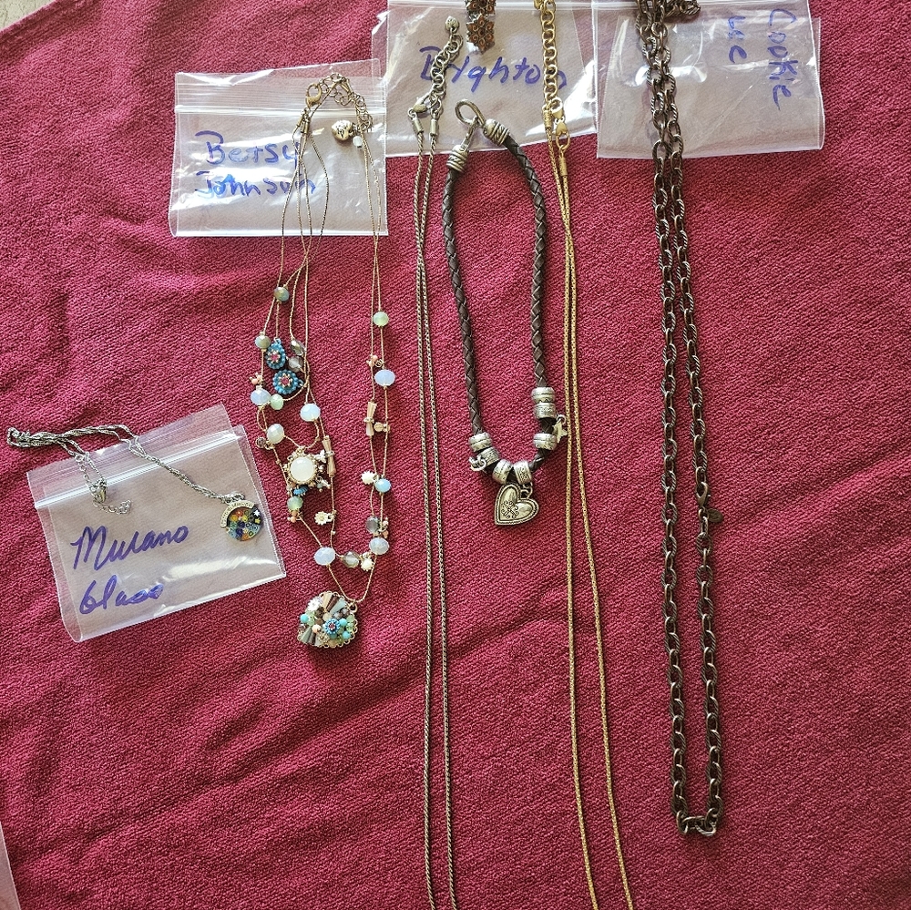 Necklace Lot - Brighton, Betsy Ross, Cookie Lee